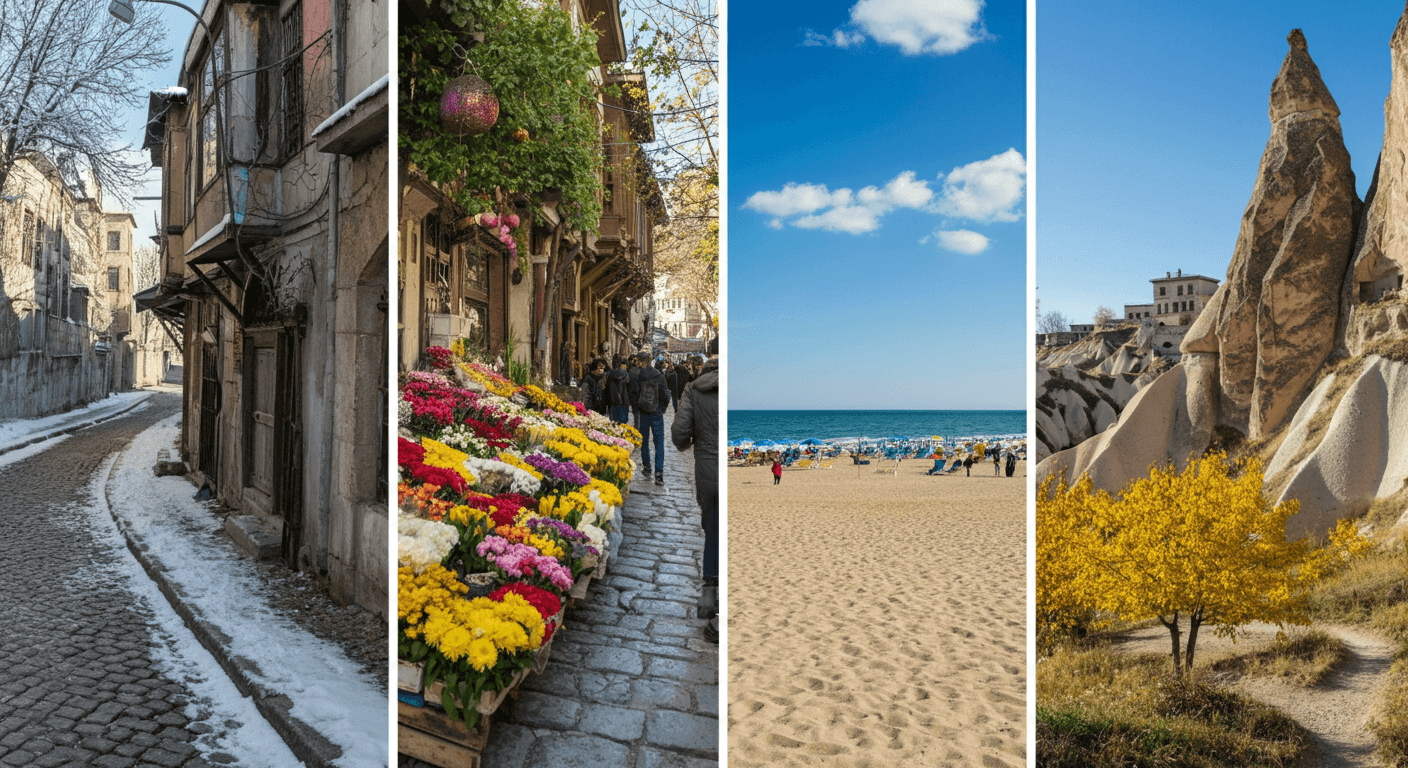 Türkiye'yi Ziyaret Etmek İçin En İyi Zaman (Ay Ay)