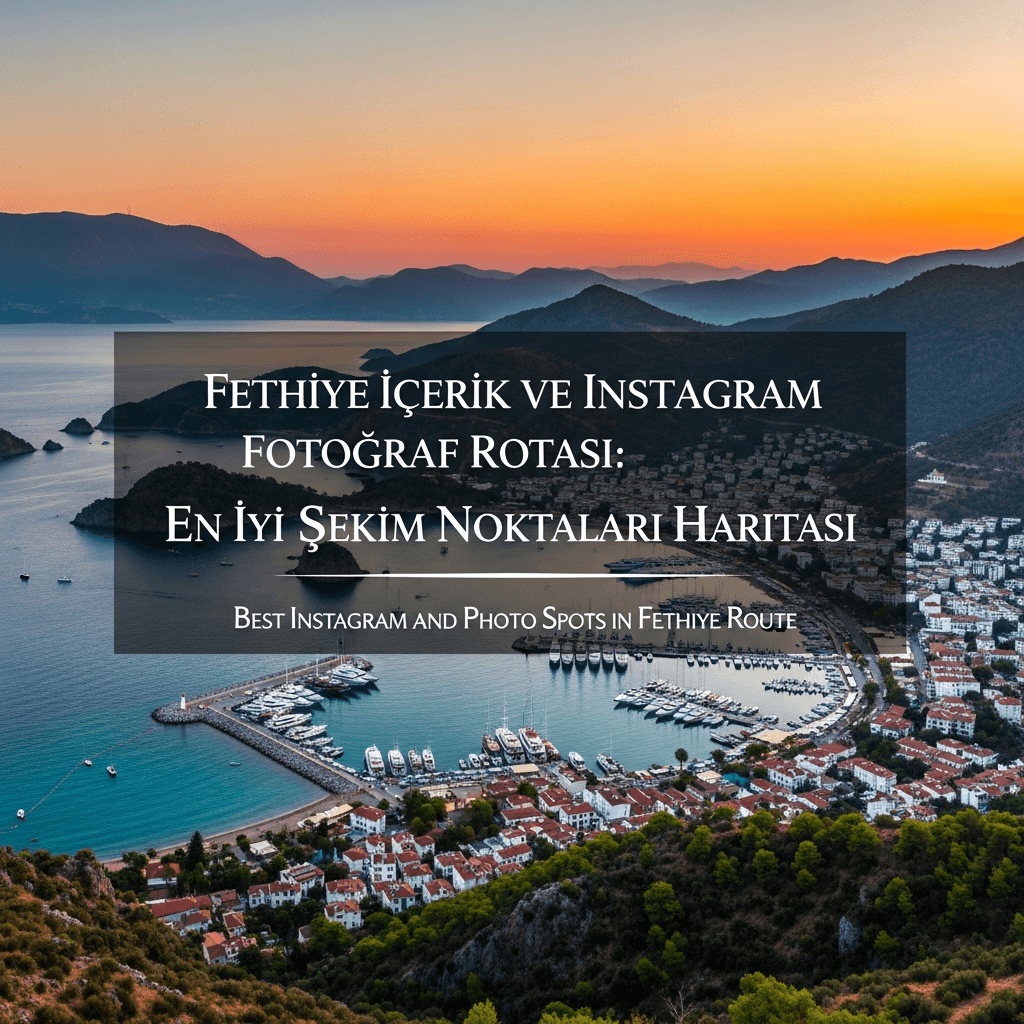 Fethiye İçerik ve Instagram Fotoğraf Rotası: En İyi Çekim Noktaları Haritası
