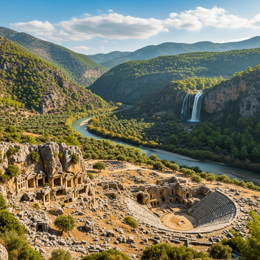 Fethiye Tlos Antik Kenti ve Yakapark Şelalesi: Saklıkent Kombinasyonu