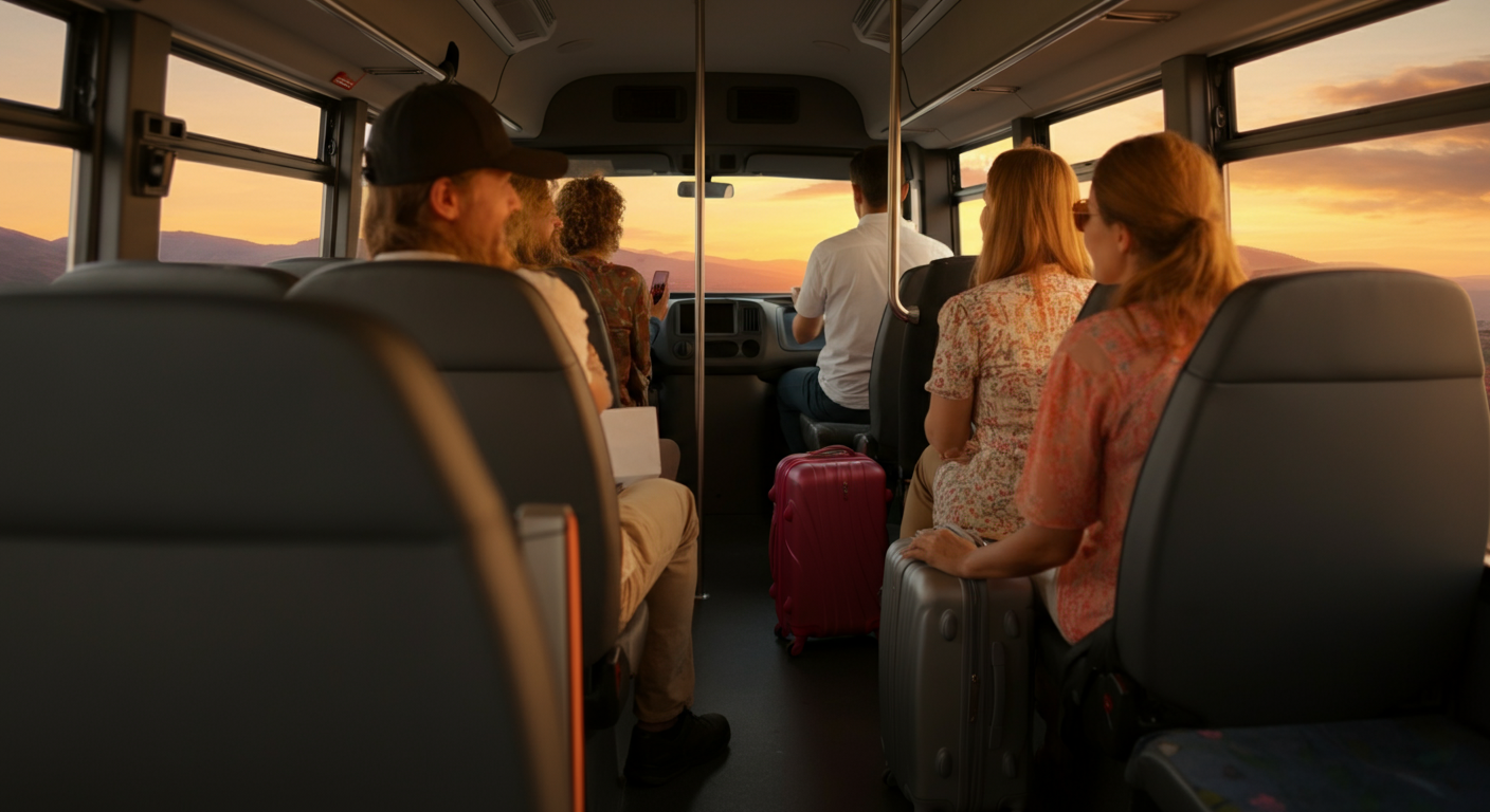 A parent ensuring a child is comfortable, highlighting consideration for family needs