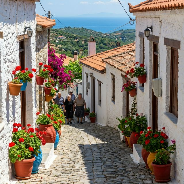 Samos Mountain Village