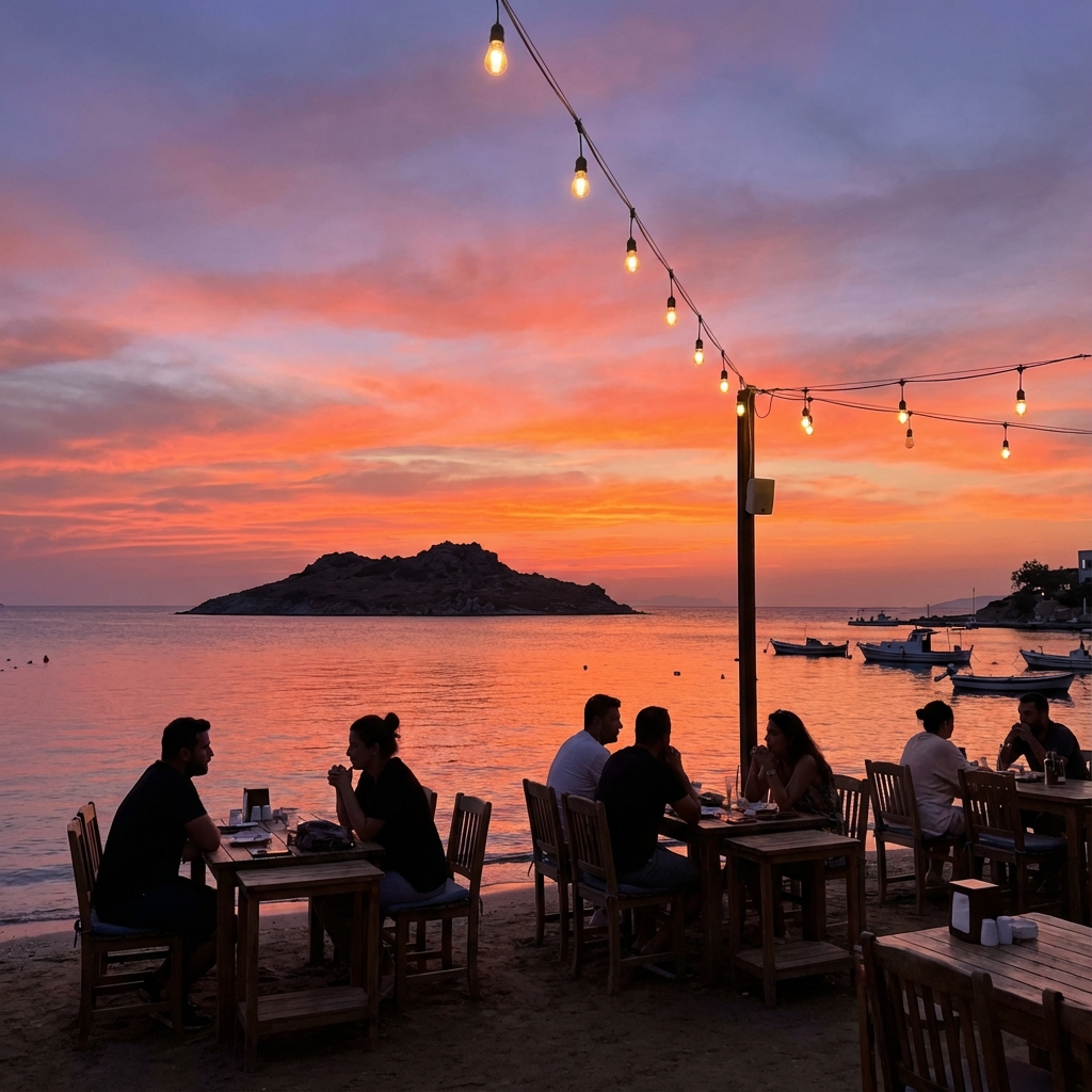 Sakin Bodrum Gümüşlük Gün Batımı