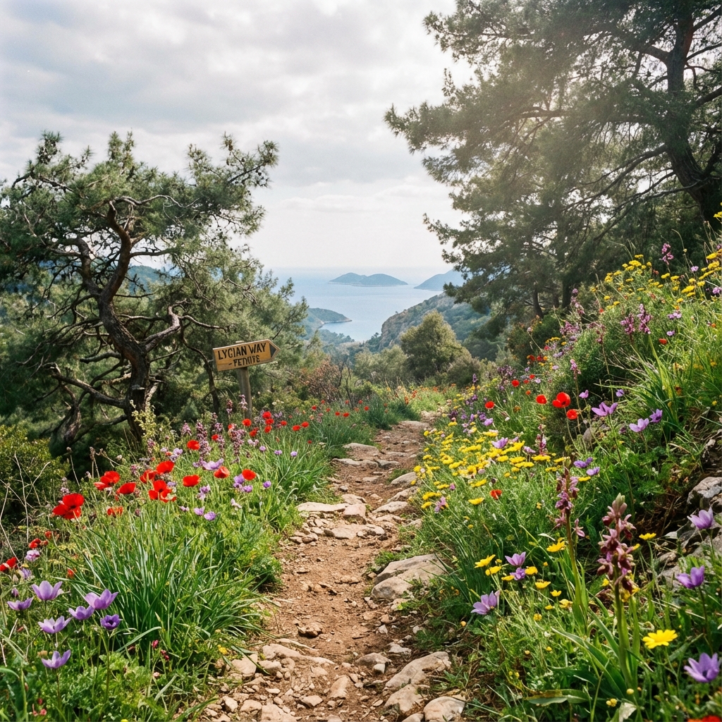 Fethiye'de Bahar Yürüyüşü