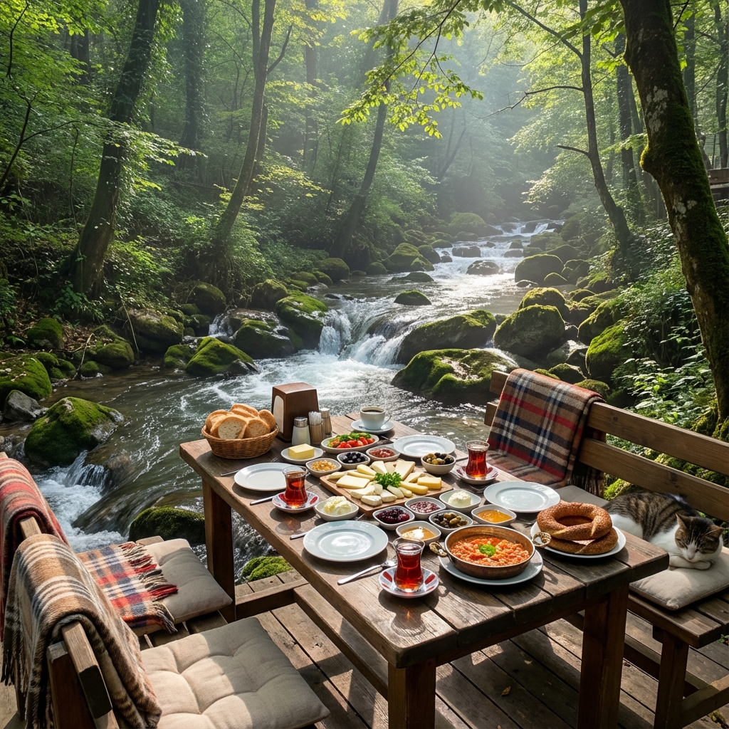 Maşukiye Dere Kenarı Kahvaltı