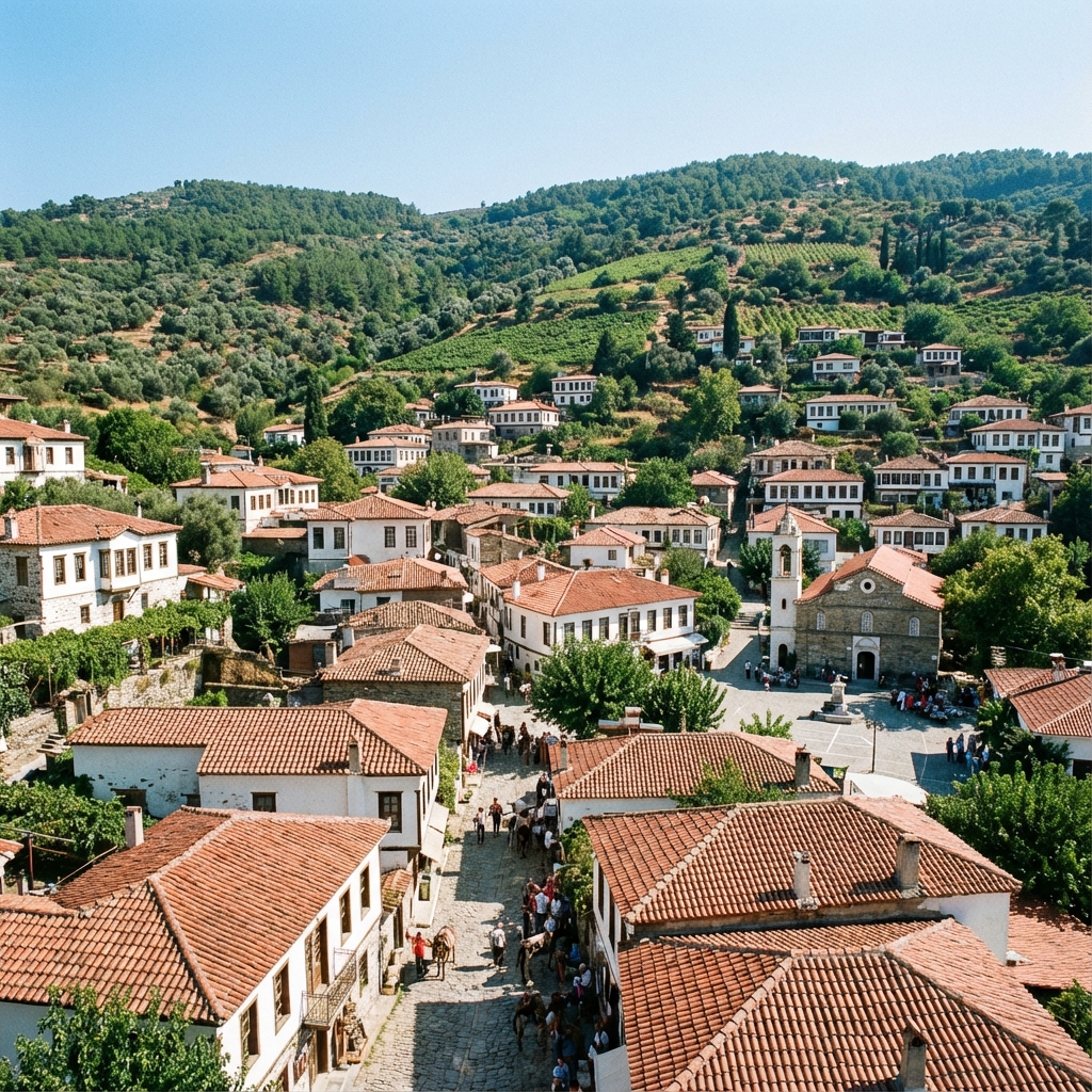 Şirince sokakları ve şarap evleri